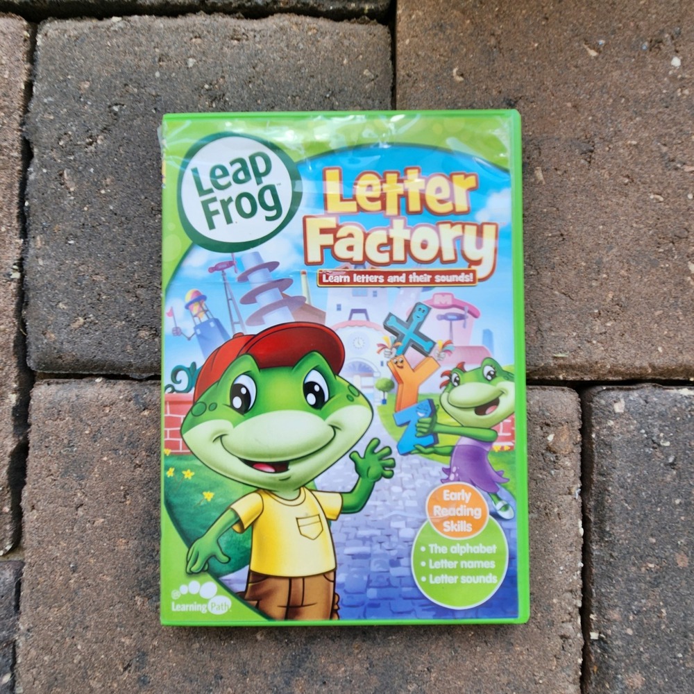 LeapFrog Letter Factory DVD 2003 Educational Alphabet Learning Sounds FS